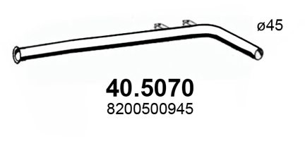 ASSO 40.5070 Exhaust Pipe